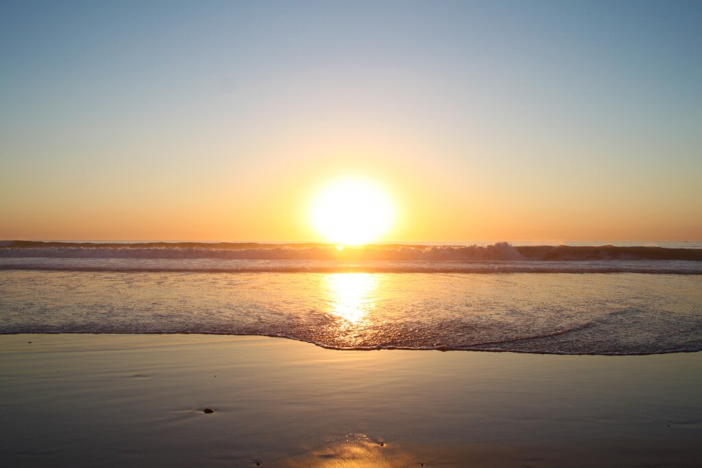 La Jolla Beach Sunset Courtesy SanDiego.org