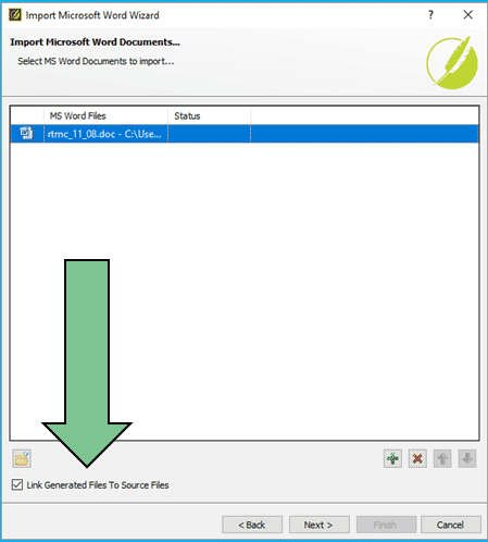 madcap flare word document headings export