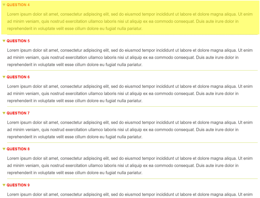 context sensitive help example