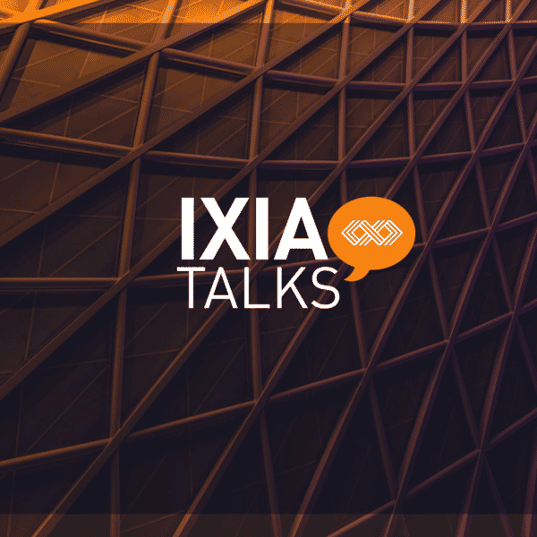 geometric design with IXIA Talks Logo