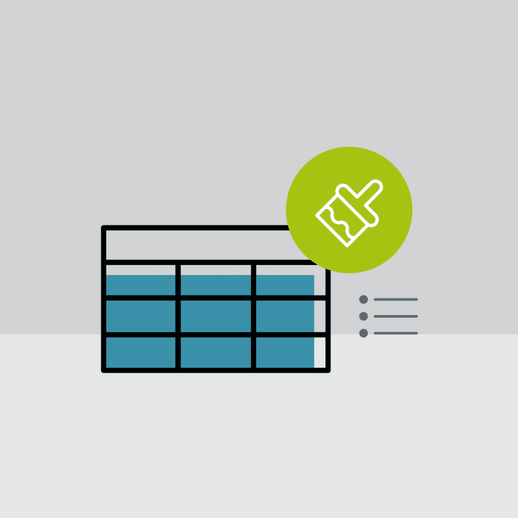 customizing table styles