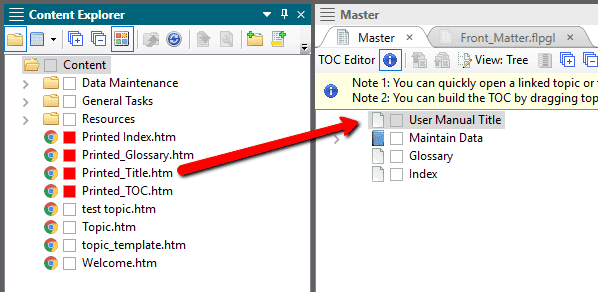 add new topic to print TOC