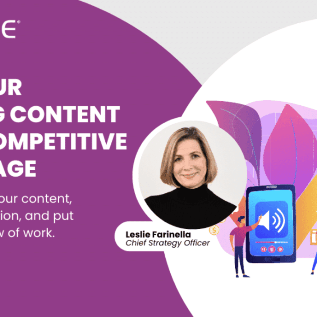 Turn your learning content into a competitive advantage title slide