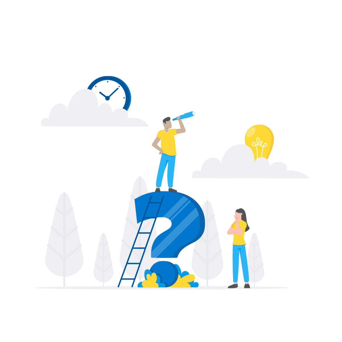 illustration of searching for LMS concepts