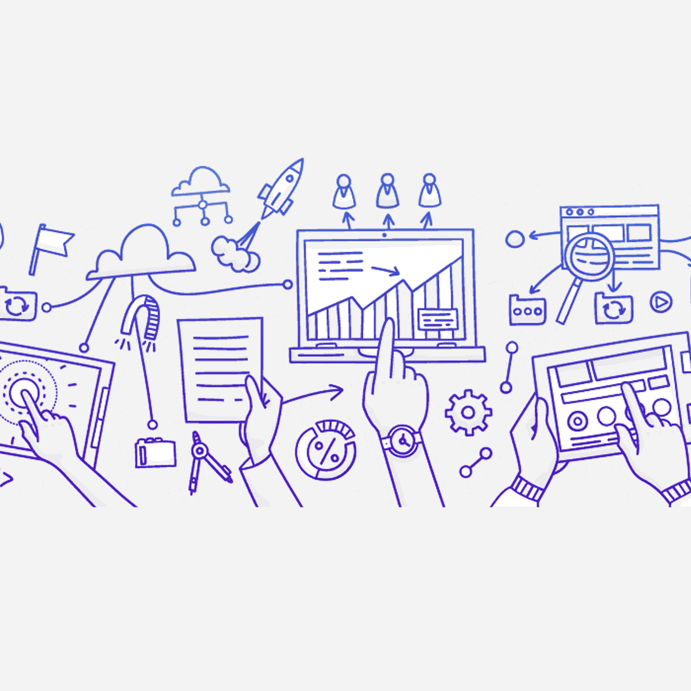 management spiraling header