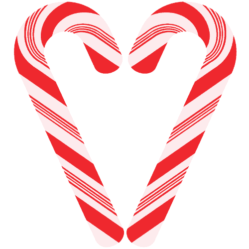 Candy Cane Heart
