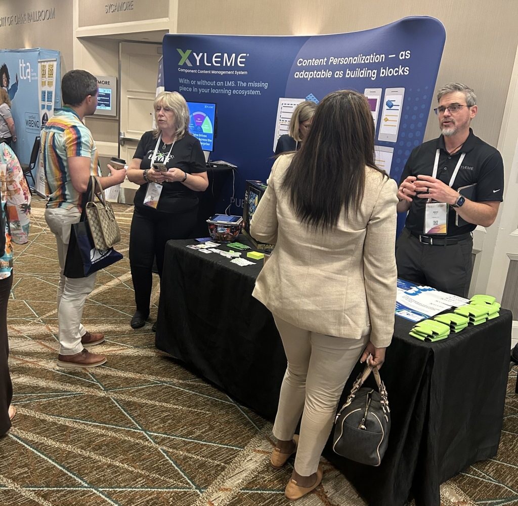 Booth at TICE conference