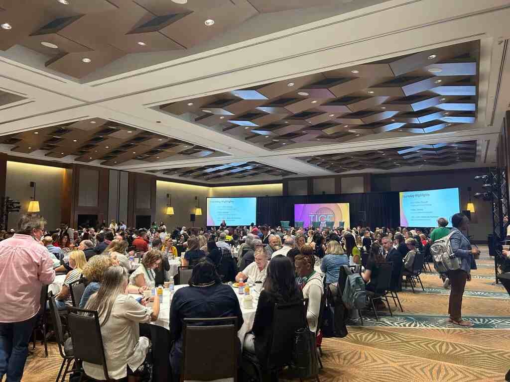 photo of TICE conference hall