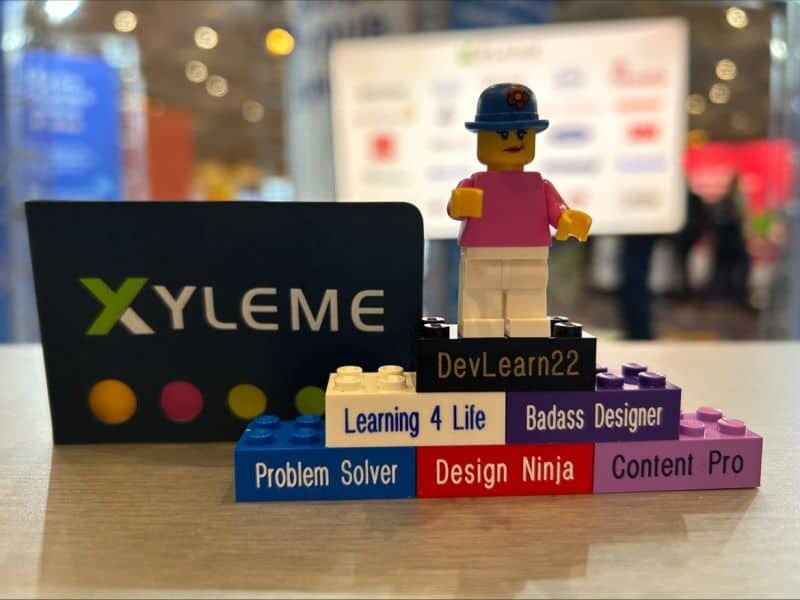 Lego blocks with authoring phrases