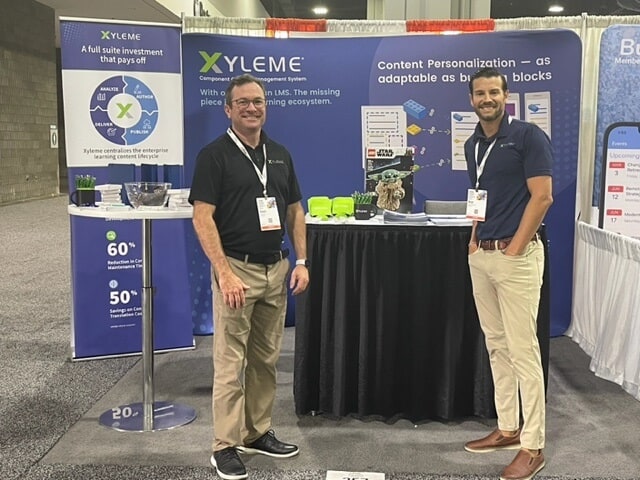 Staff at the Xyleme booth