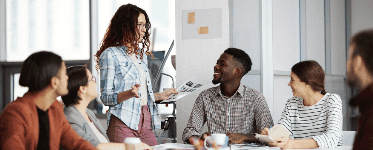 Team Of People Empowering Employees