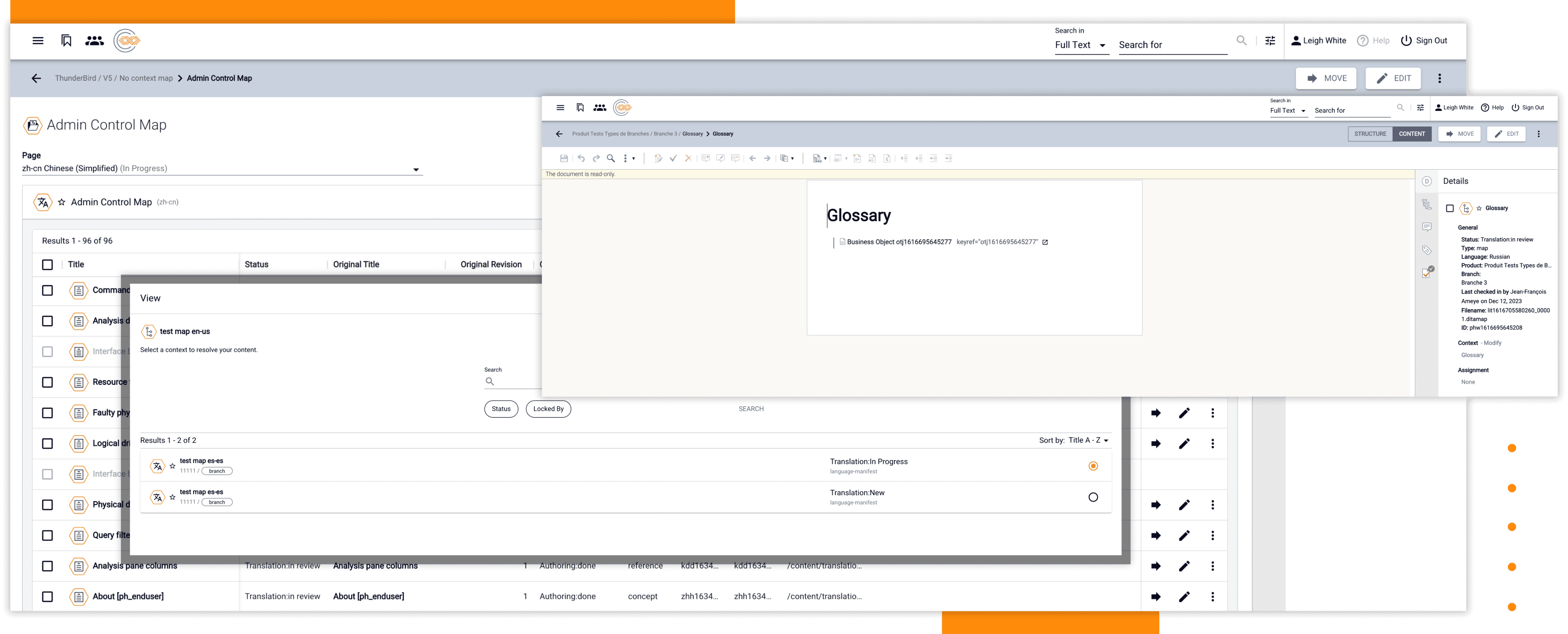 screenshot of Language Manifest
