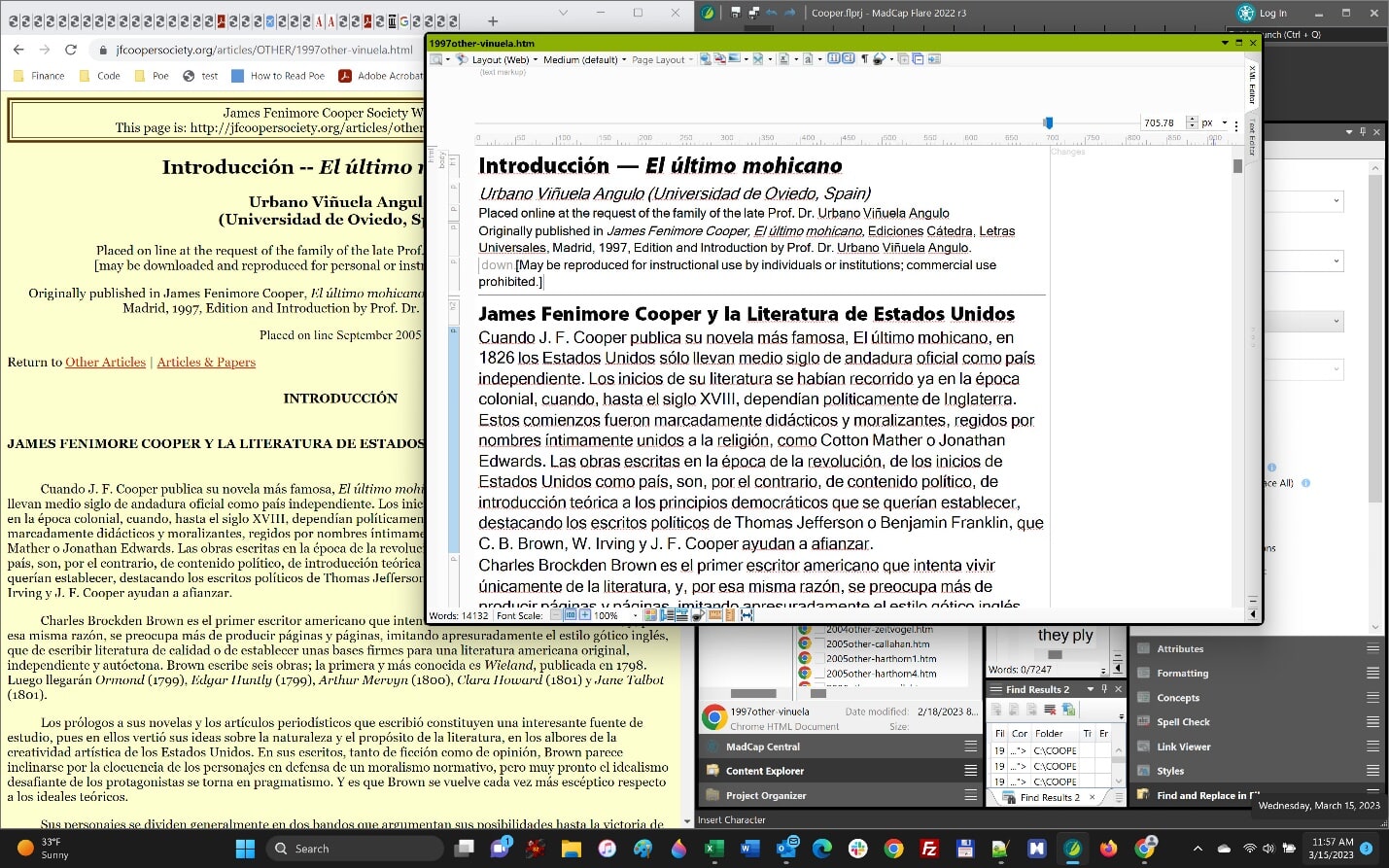 Trick: copying and pasting special characters from a live website into Flare