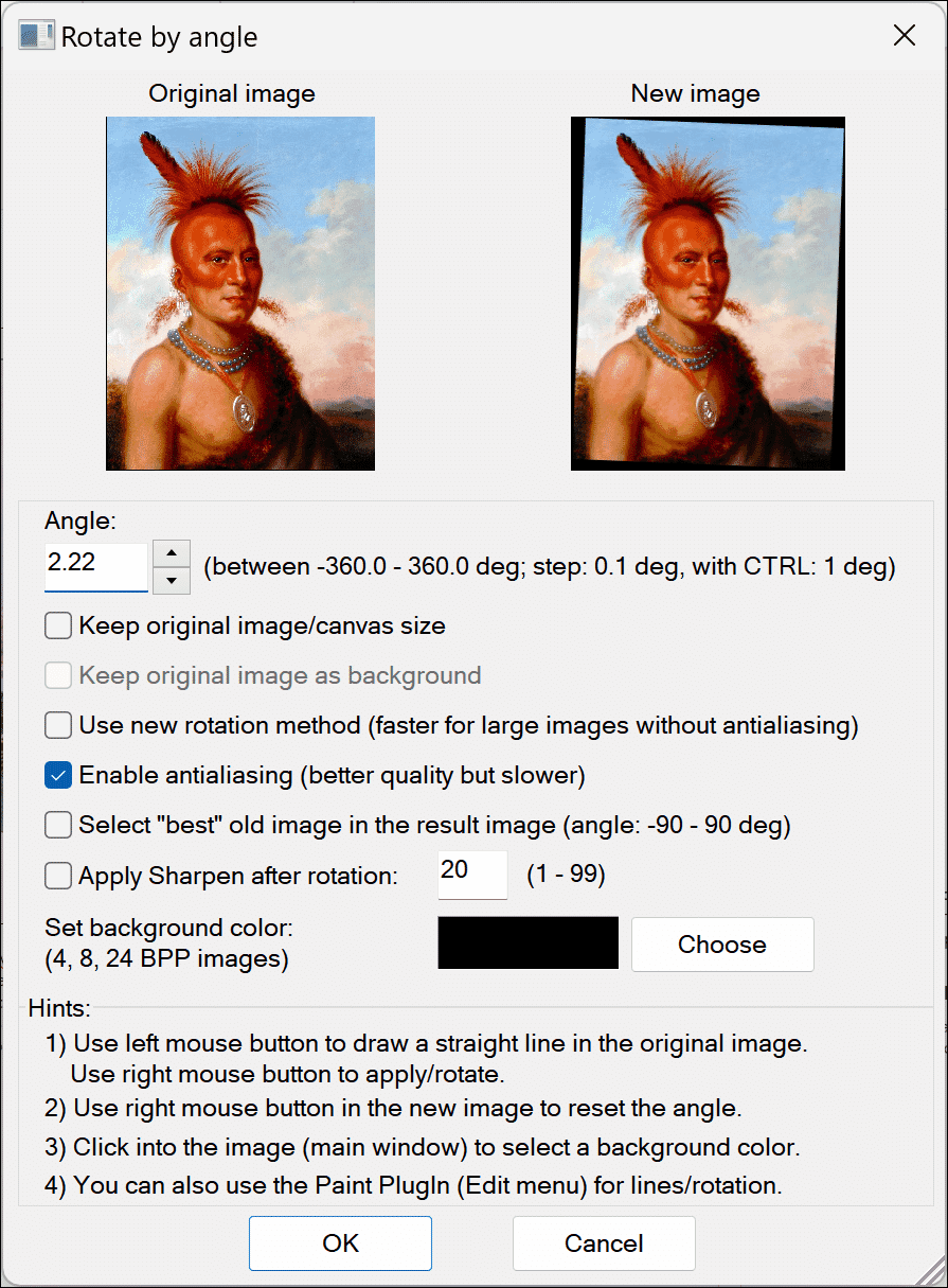 crooked images fixed