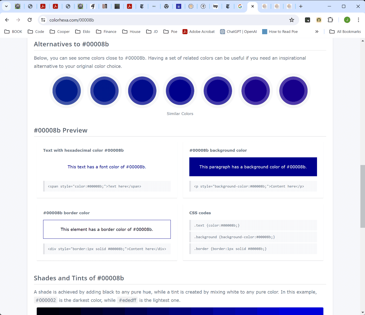 color hexa Previews screenshot