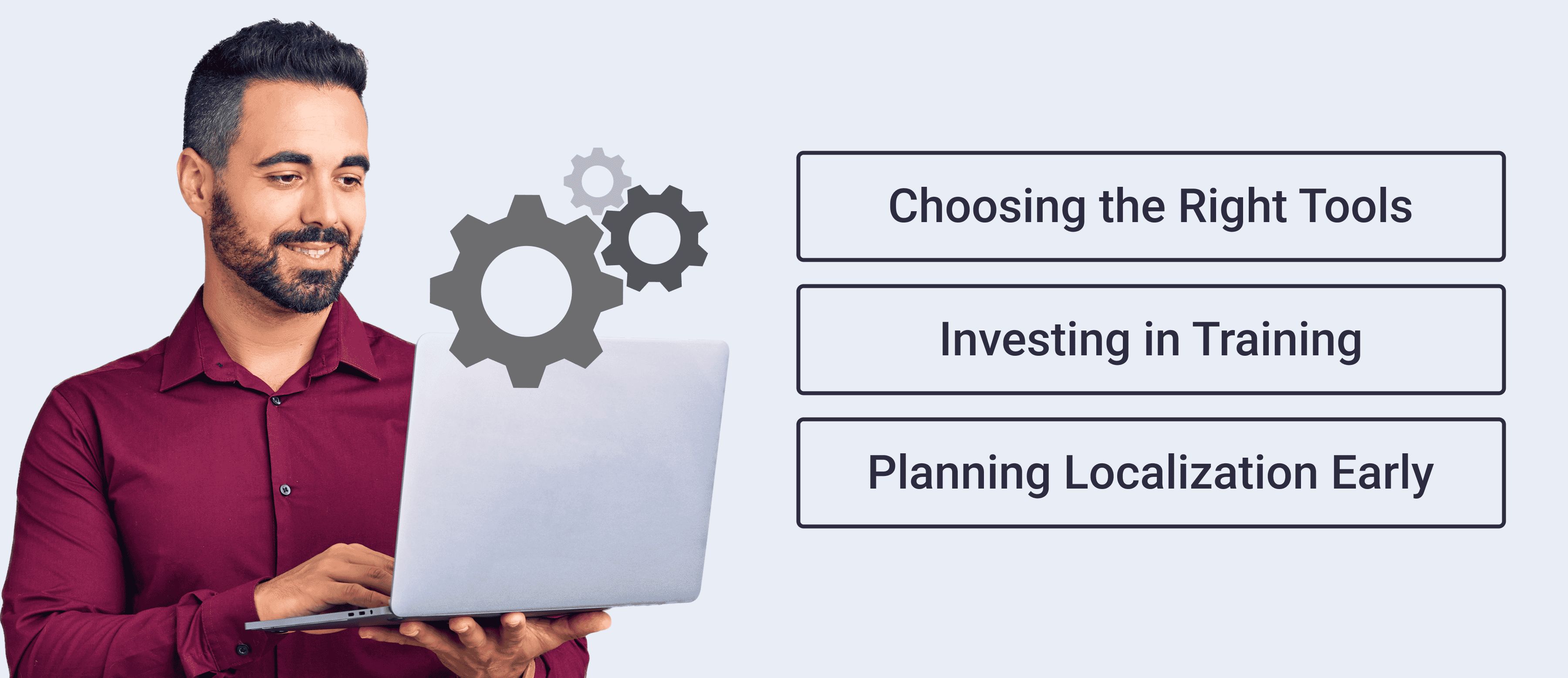 image of 3 text boxes showing the 3 best practices