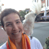 Photo of Rona Kwestel with white bird