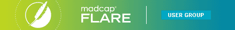 MadCap Flare User Group Banner 368 by 60