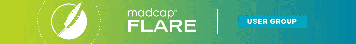 MadCap Flare User Group Banner 728 by 90
