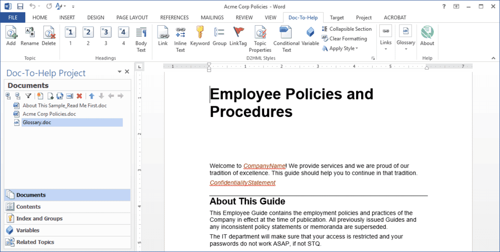 Technical Document Review - Microsoft Word is Not a Review Tool