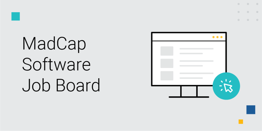 MadCap Software Job Board Banner
