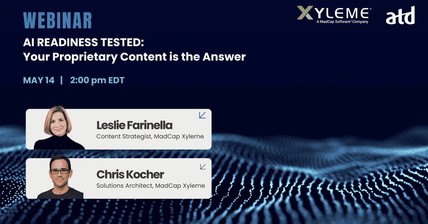 Webinar title and author, Leslie Farinella