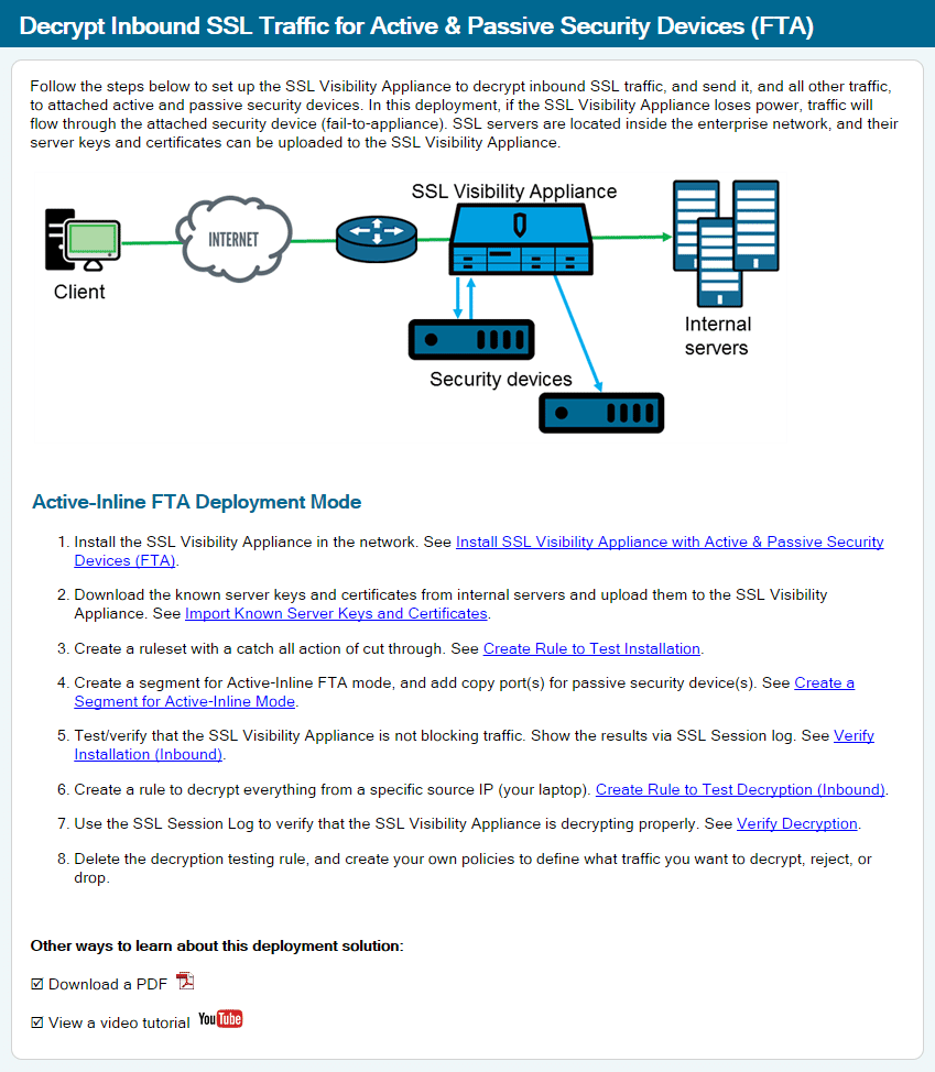 Screenshot of Blue Coat Deployment Mode Wizard - Decrypt Screen