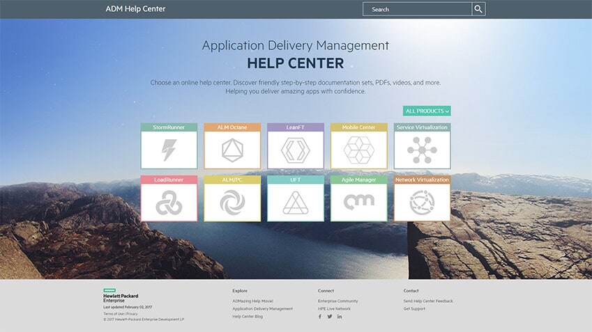 Screenshot of the ADM Help Center