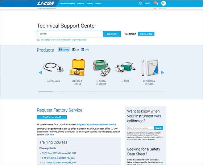 LI-COR Screenshot