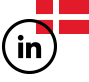 Danish Flag & LinkedIn branding