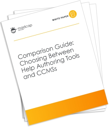 Image of the Comparison Guide: Choosing Between Help Authoring Tools and CCMSs