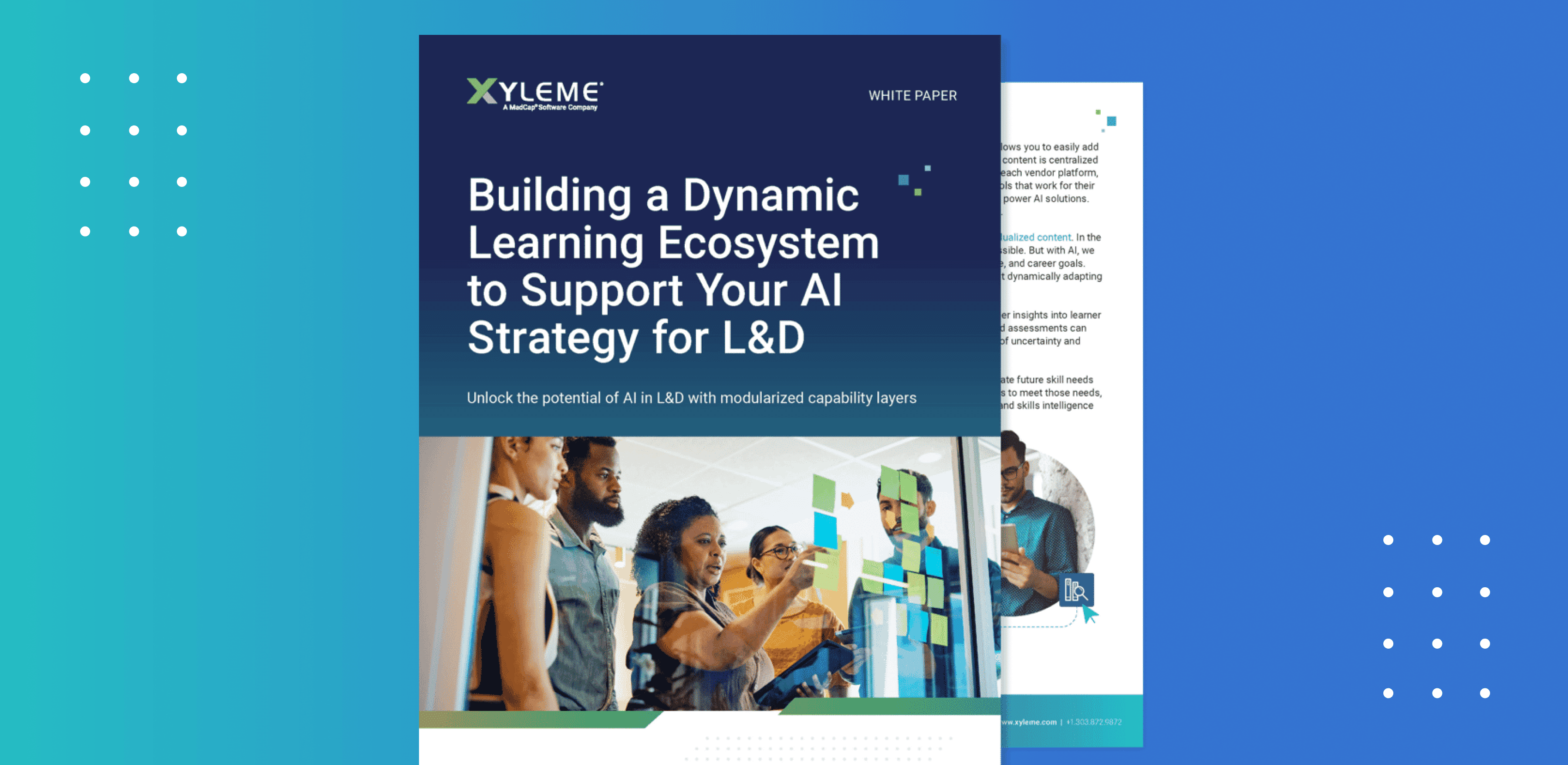cover of paper: Building a Dynamic Learning Ecosystem to Support Your AI Strategy for L&D