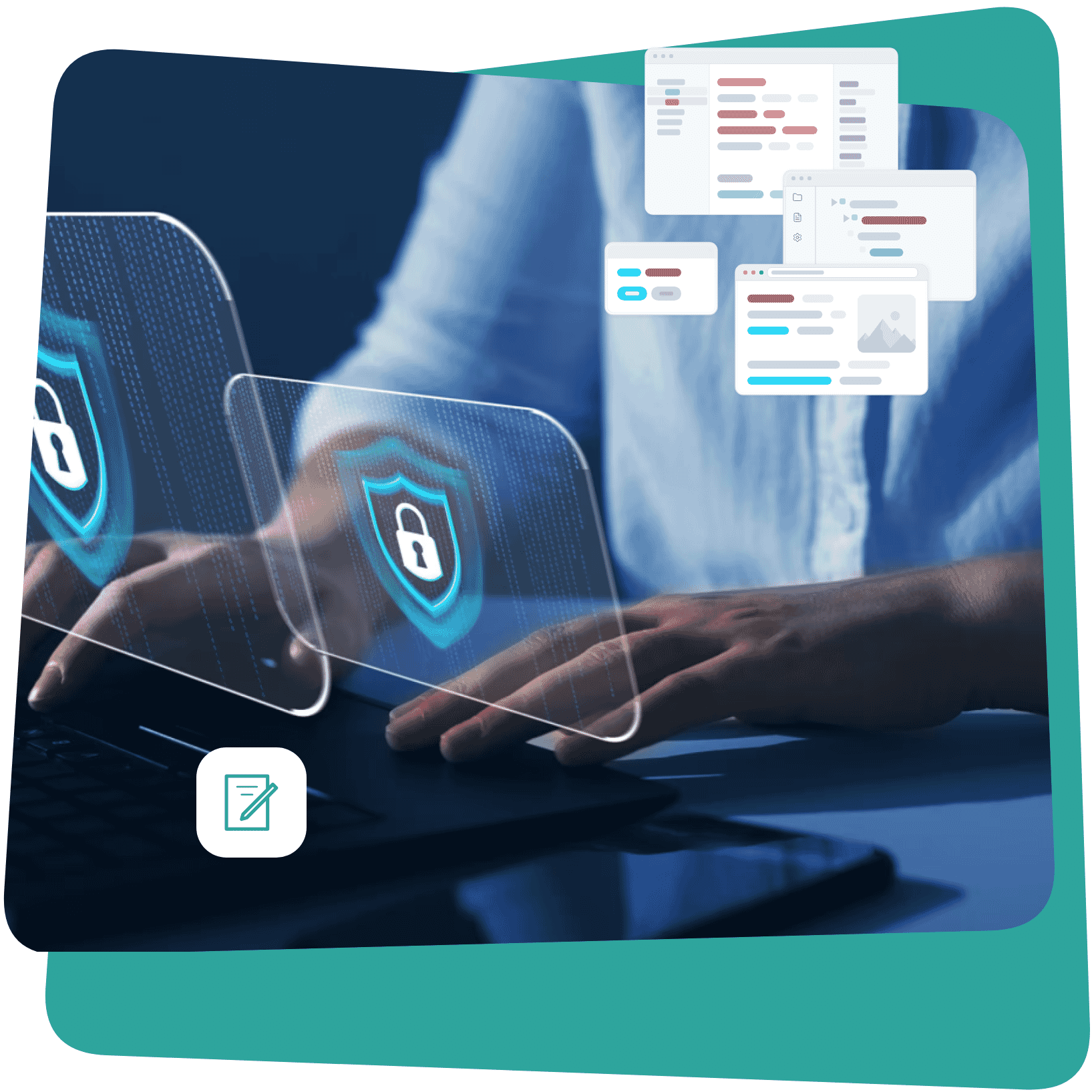 Illustration for MadCap Create software and technology solution