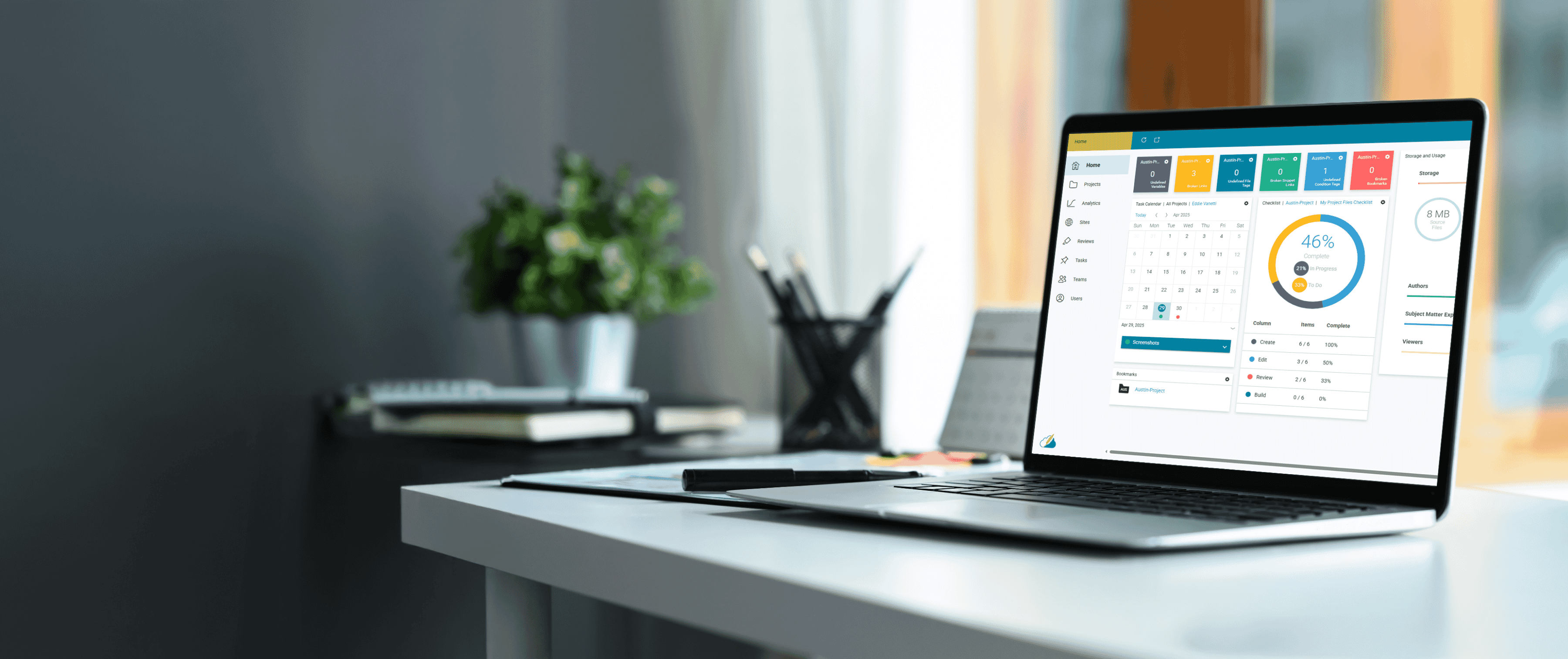 MadCap Flare Online shown on a variety of devices
