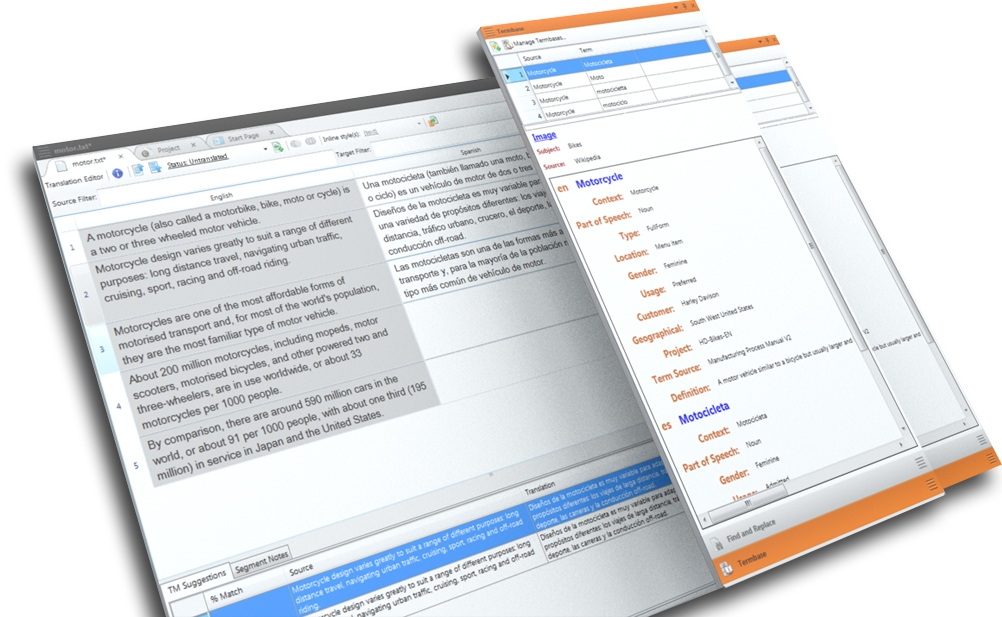 Translation Termbases Screenshot