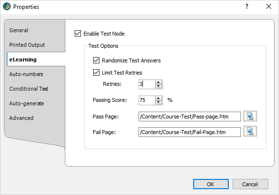 Randomize Answers and Limit the Number of Test Attempts Illustration