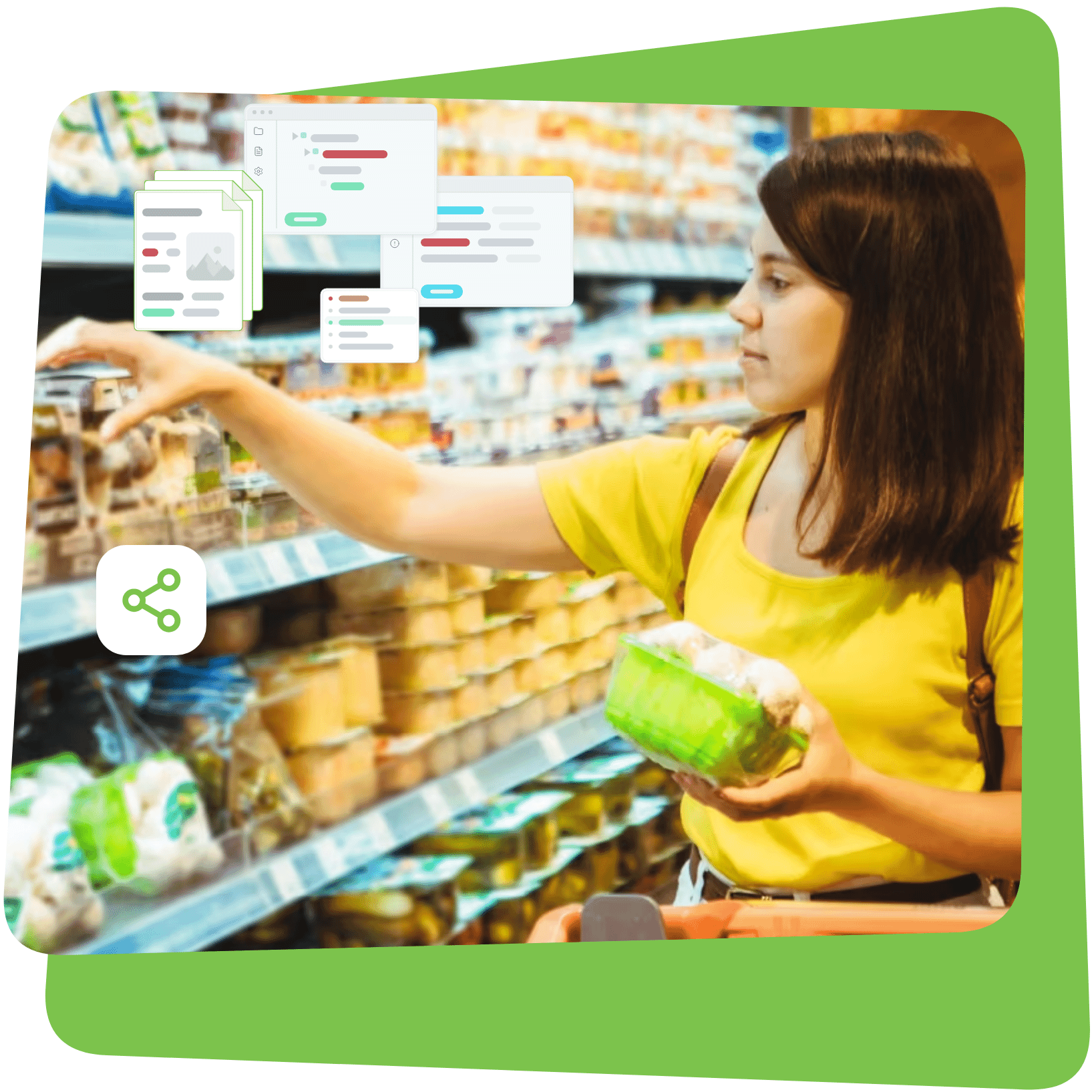Hero illustration for Syndicate for Technical Documentation for Consumer Goods and Retail