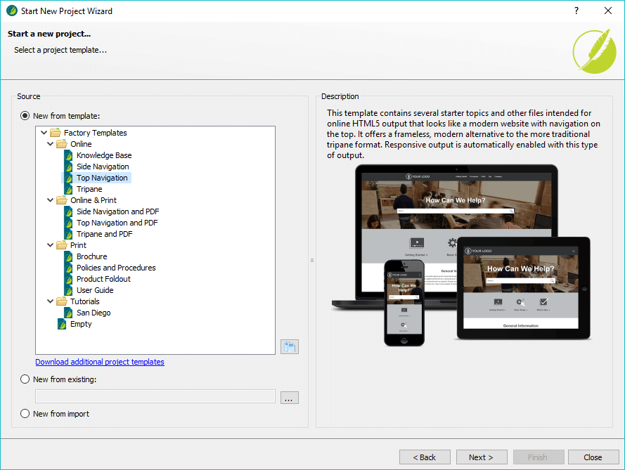 Updated Project Library and Templates Ilustration