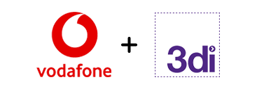 Vodafone & 3di logos