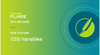 MadCap Flare 2019 r2- New Feature: CSS Variables
