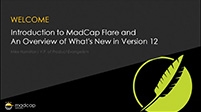 An Overview of MadCap Flare + What's New in Version 12