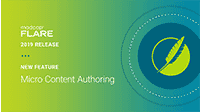 MadCap Flare 2019 - New Feature: Micro Content Authoring