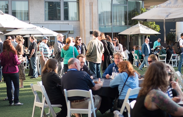 Outdoor patio at MadWorld