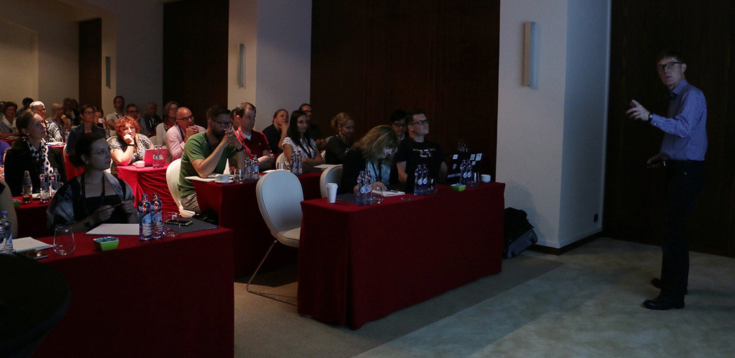 MadWorld presentation view of the audience