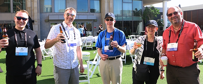 MadWorld Attendees having fun at the Hotel Del in Coronado
