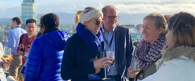 People networking at MadWorld Europe 2018