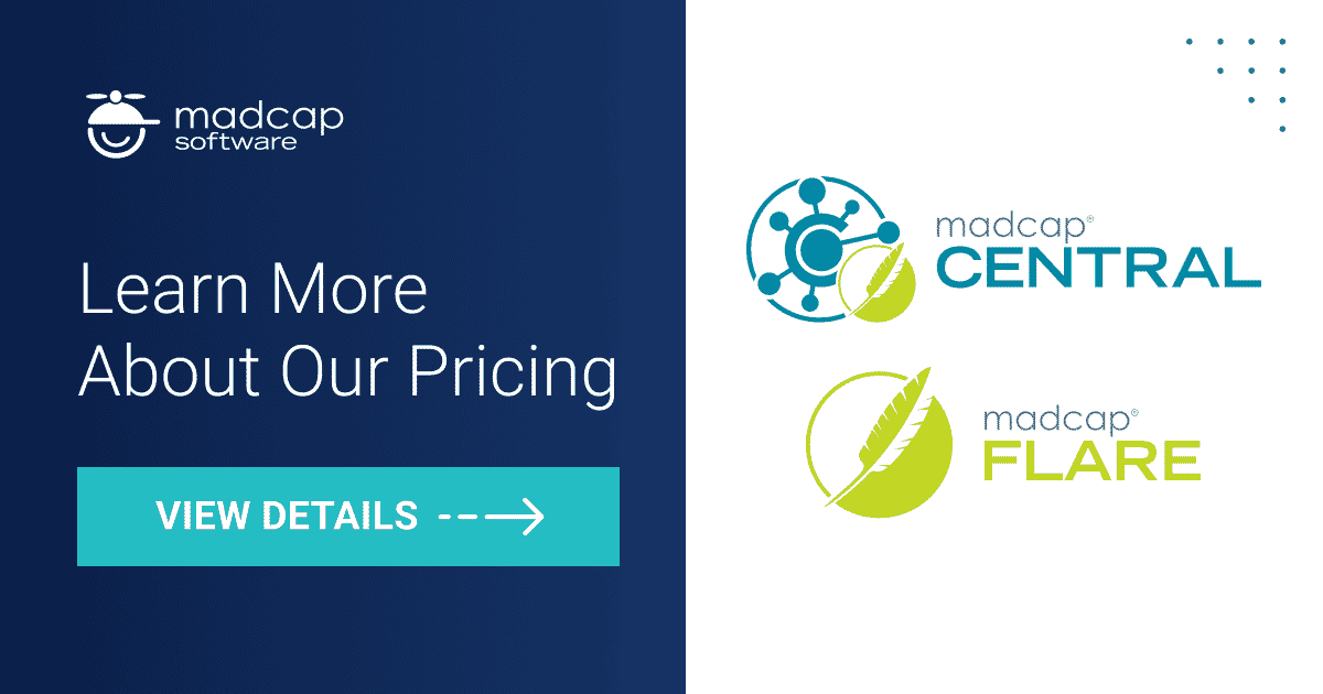 MadCap Flare Pricing Information MadCap Software