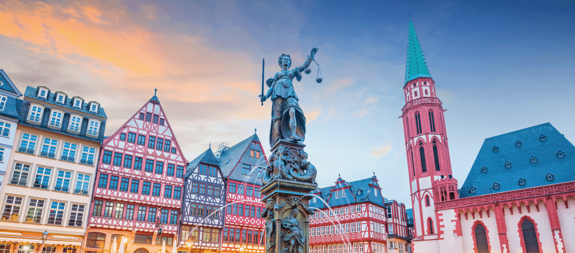 Collage of Frankfurt, Germany photos