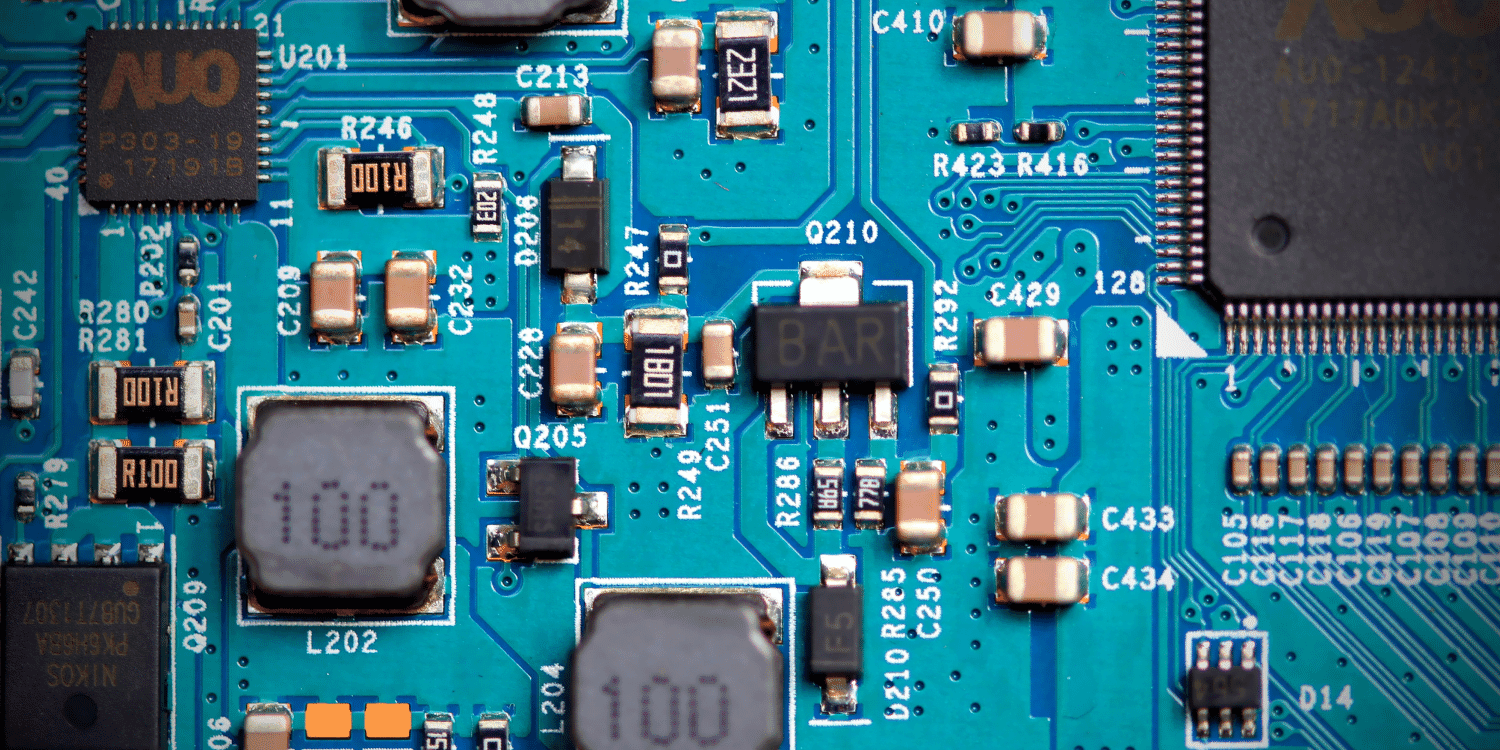 zoom on a semiconductor