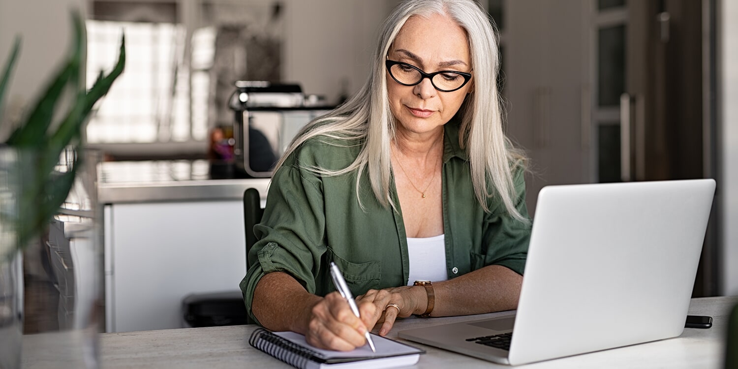 Photo of someone browsing the web on a tablet